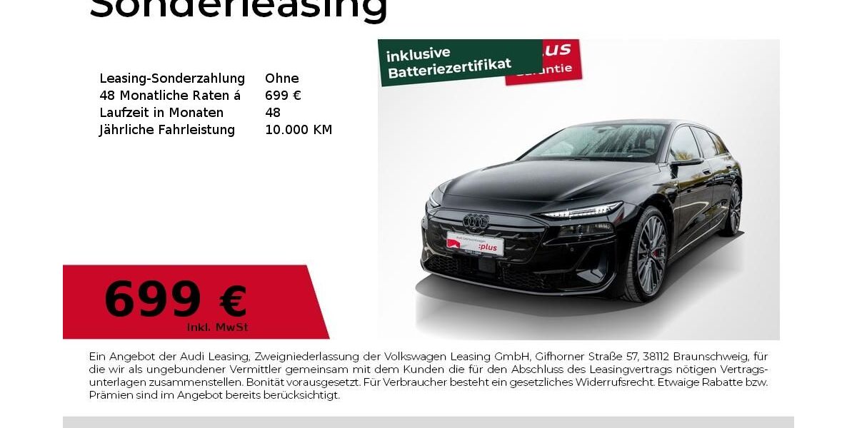 Audi A6 e-tron 6.603 km 77.940 &euro; Magdeburg 39126