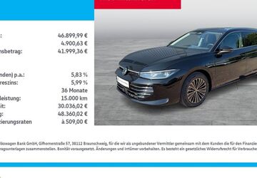 VW Passat Variant 6.600 km 46.900 &euro; Wanzleben-Börde OT Hohendodeleben 39164