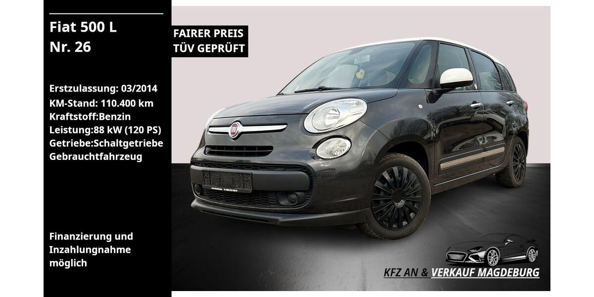 Fiat 500L 110.400 km 6.990 &euro; Magdeburg 39118