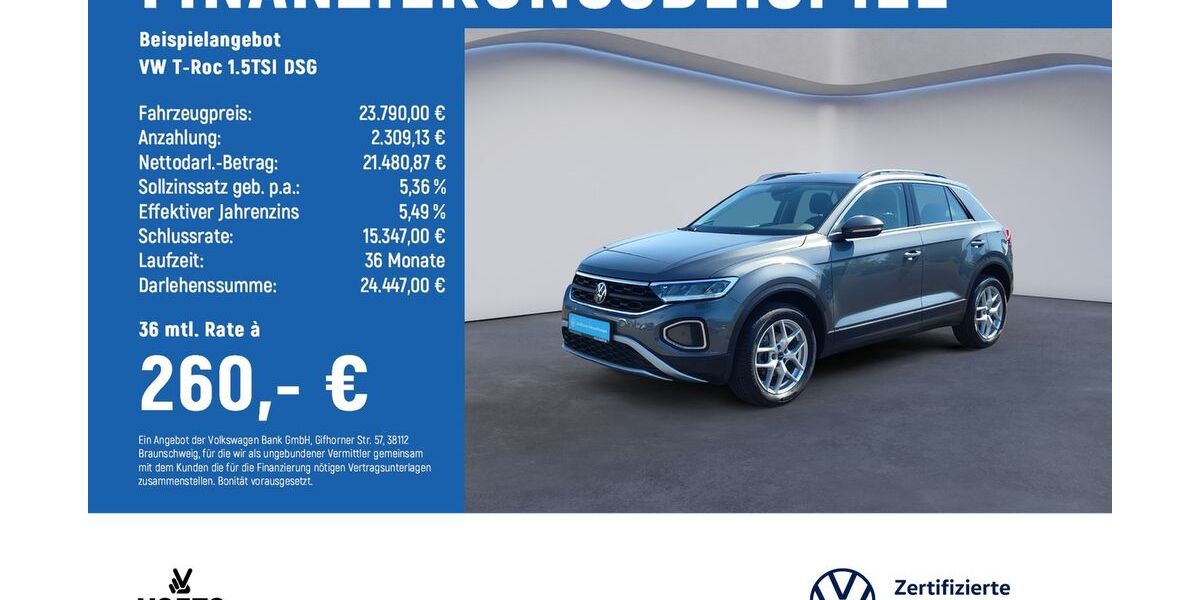 VW T-Roc 26.452 km 23.790 &euro; Magdeburg 39114