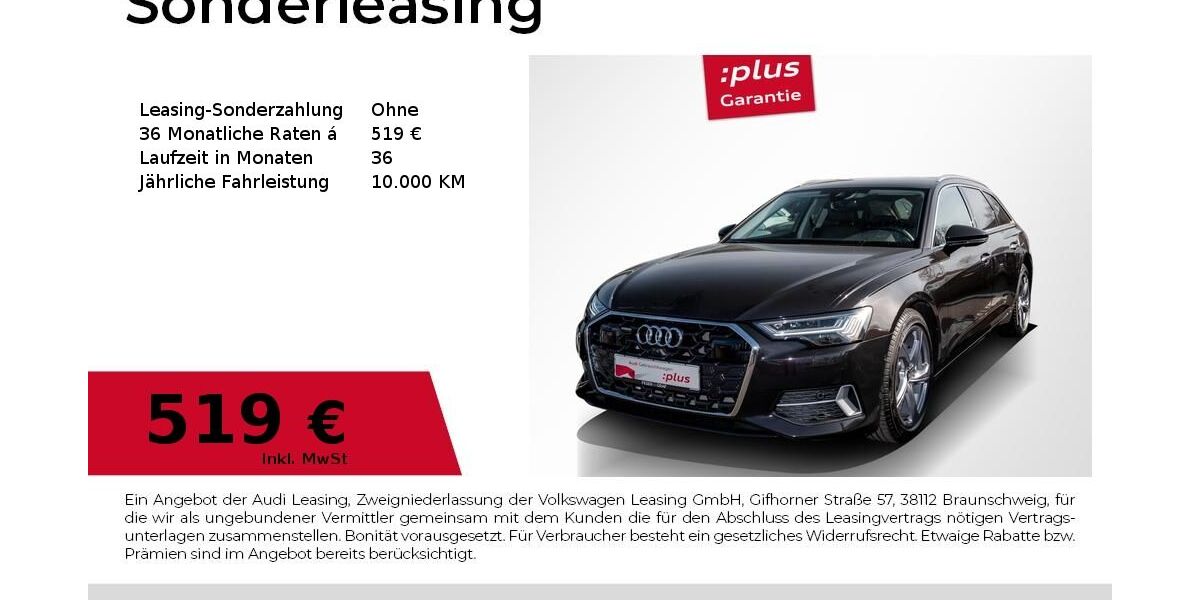 Audi A6 10.995 km 50.940 &euro; Magdeburg 39126