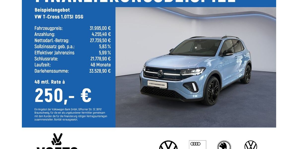 VW T-Cross 3.595 km 30.595 &euro; Magdeburg 39126
