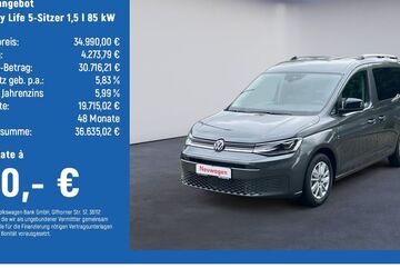 VW Caddy 15.500 km 34.990 &euro; Magdeburg 39116