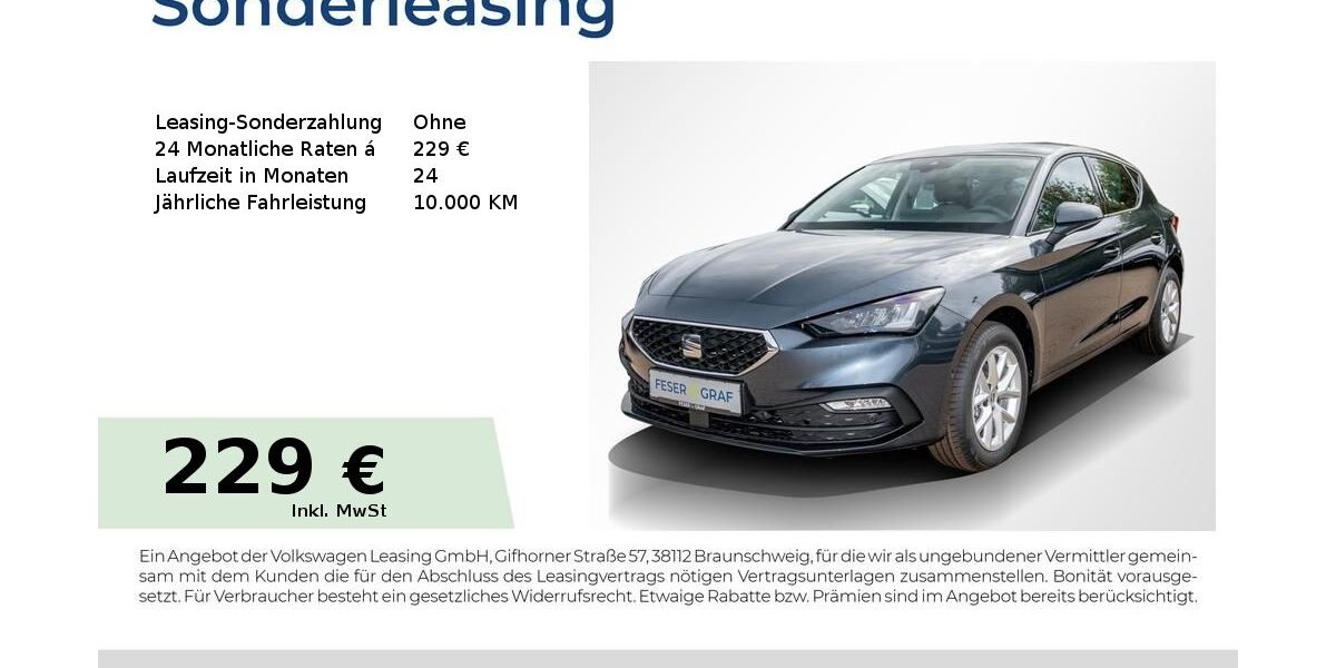 Seat Leon 2.500 km 28.790 &euro; Magdeburg 39118