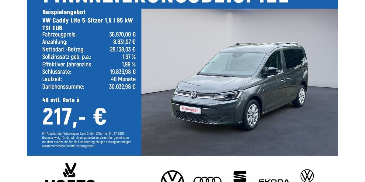 VW Caddy 5.900 km 36.970 &euro; Magdeburg 39116
