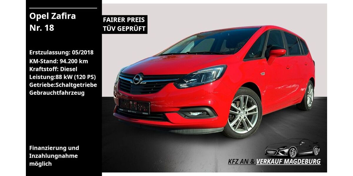 Opel Zafira Tourer 94.200 km 11.290 &euro; Magdeburg 39118
