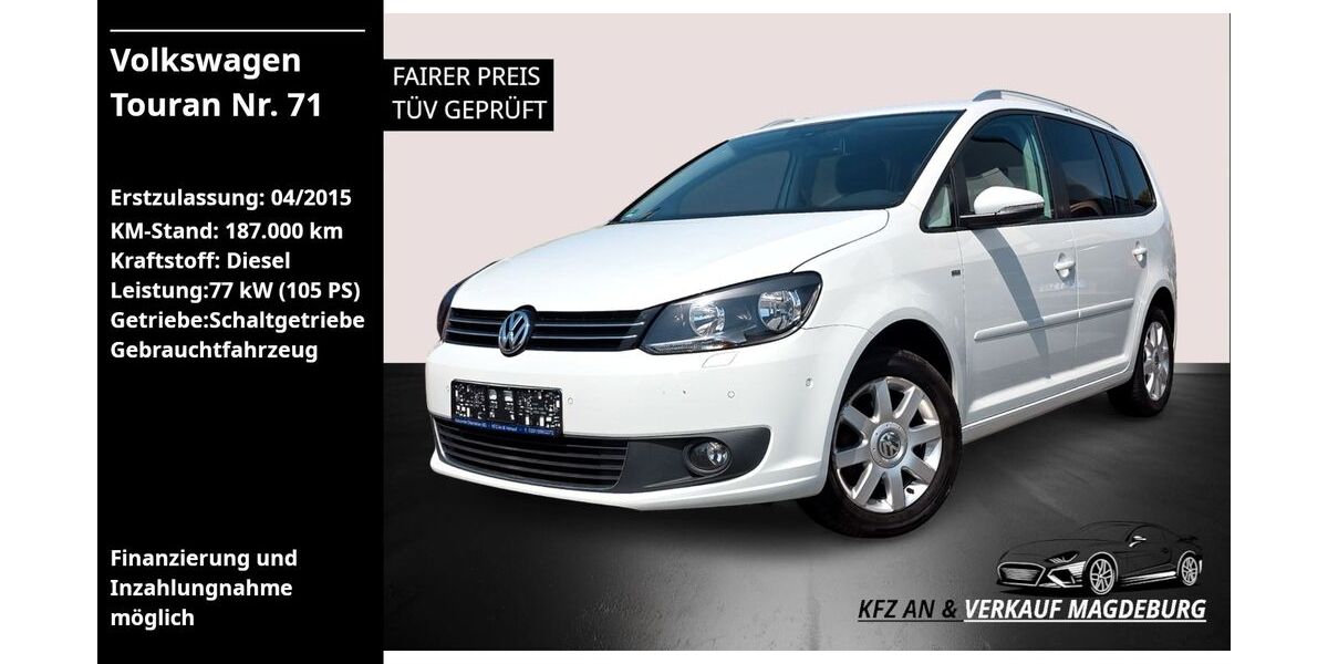 VW Touran 187.000 km 8.790 &euro; Magdeburg 39118