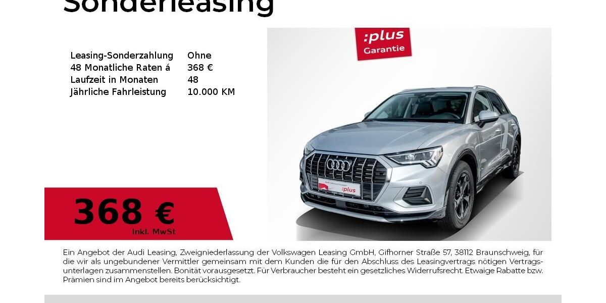 Audi Q3 10.000 km 40.990 &euro; Magdeburg 39126